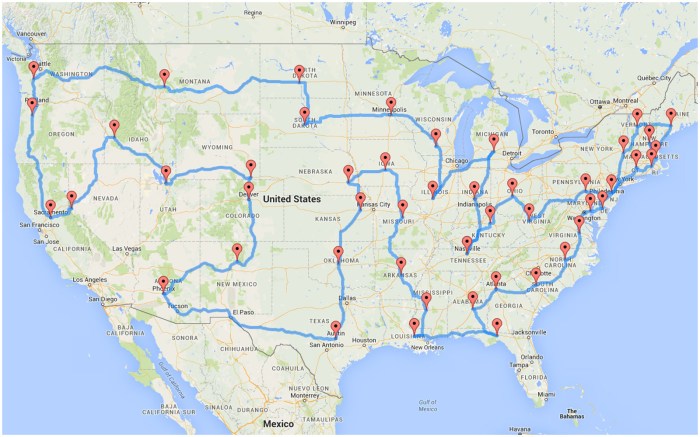 Top destinations for a road trip